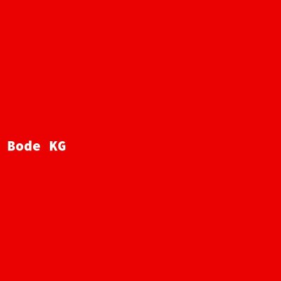 Hersteller: Bode KG
