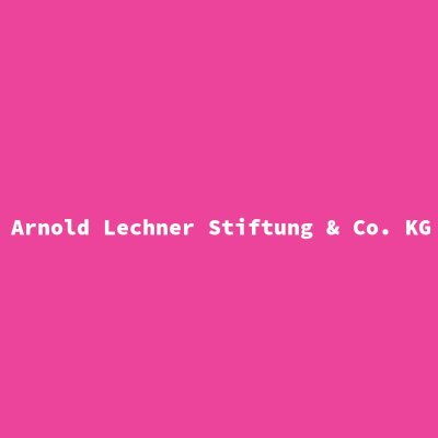 Hersteller: Arnold Lechner Stiftung &amp; Co. KG