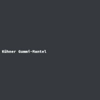 K&uuml;hner Gummi-Mantel