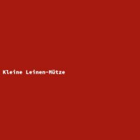 Kleine Leinen-M&uuml;tze