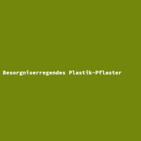 Besorgniserregendes Plastik-Pflaster