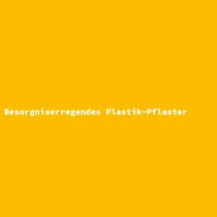 Besorgniserregendes Plastik-Pflaster