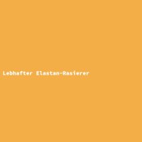 Lebhafter Elastan-Rasierer
