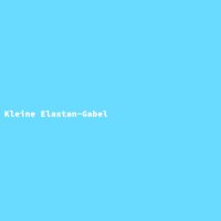 Kleine Elastan-Gabel