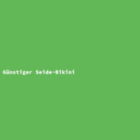 G&uuml;nstiger Seide-Bikini