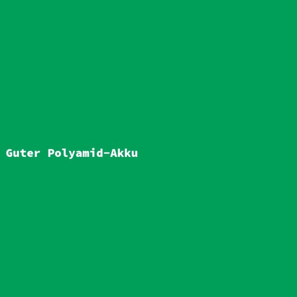 Guter Polyamid-Akku