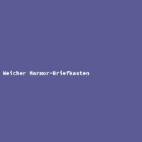 Weicher Marmor-Briefkasten