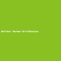 Weicher Marmor-Briefkasten